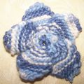 Fleur au tricot
