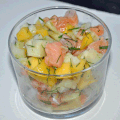 Tartare de Saumon Mangue et Fenouil