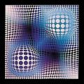 Coussin inspiré de Vasarely