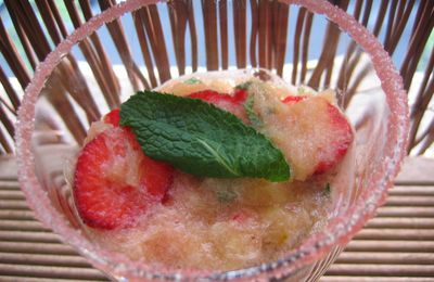 gaspacho ananas - fraise