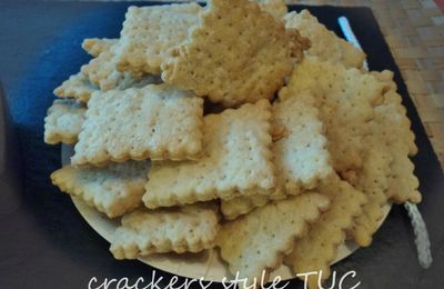 Des crackers style "tuc" fait maison