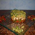 timbale de poulet au petit légumes