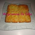 Croque-monsieur mi-jambon mi-saumon