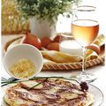 Tortilla pommes de terre, jambon, comté......