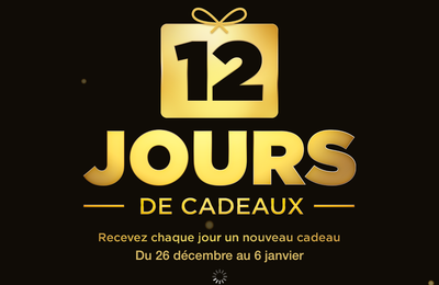 Appli "12 jours de cadeaux" sur iOS