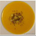 Velout&eacute; de butternut, marrons et graines de sarrasin grill&eacute;es