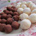 Truffes à la noix de coco et aux épices de Noël 