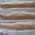 voilà mes premieres baguettes, recette piquée