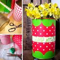 ¨°o.O Vase Récup boîte de conserve O.o°¨