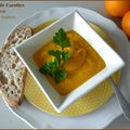 Velouté de carottes parfumé au gingembre et à l'orange