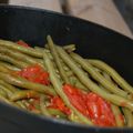 Haricots verts à la tomate