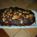 cake au chocolat et amandes effilées