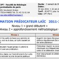 FORMATIONS RÉGIONALES DE PRÉDICATEURS LAÏCS 2011_12