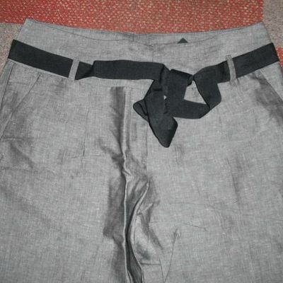 PANTALON METALLIQUE GRIS H&M TAILLE 44