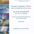 Invitation d'exposition 