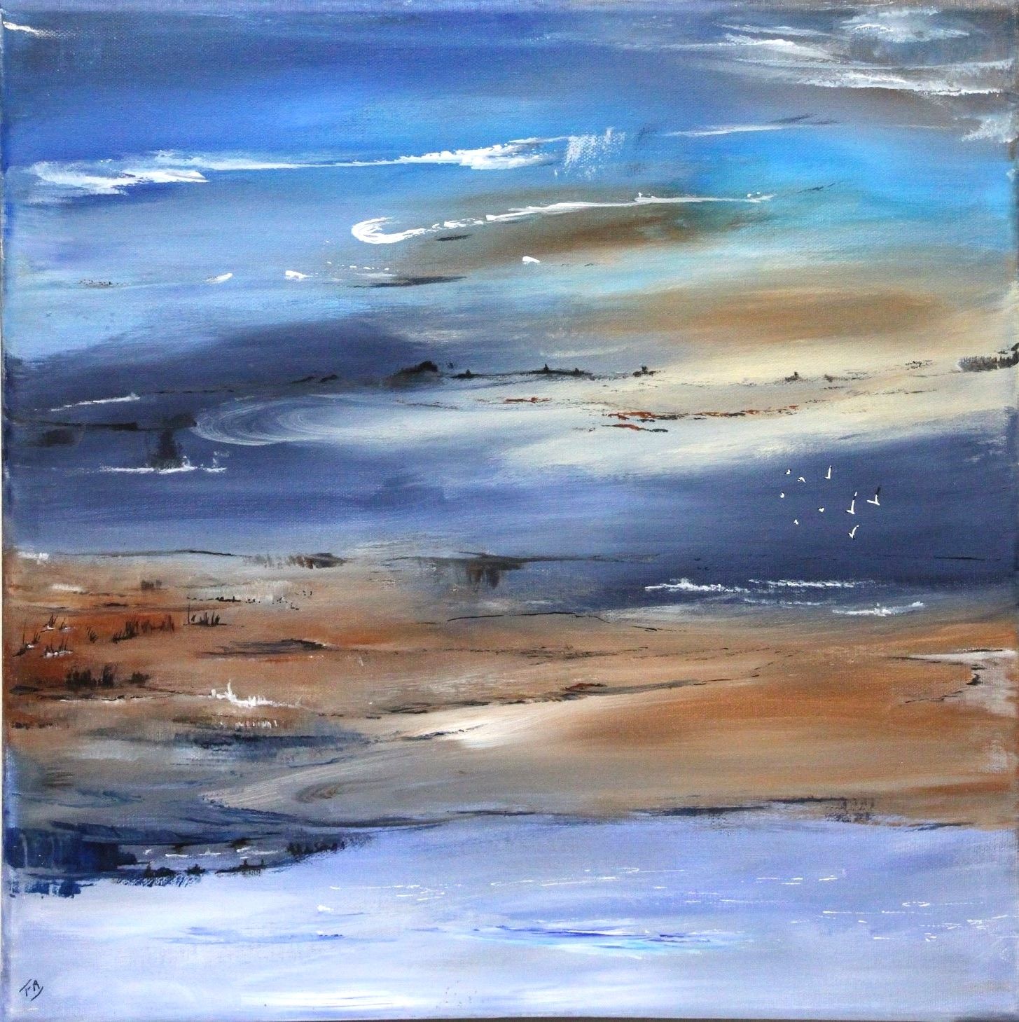 Ensemble, c'est tout, acryl 2023, 40X40 , n°239