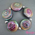 Bracelet fimo swirl pour Julia