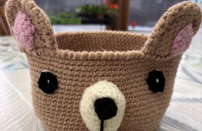 Panier ourson terminé !