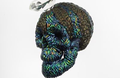 Jan Fabre (Antwerp, 1958), Skull with diamond, 2013