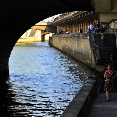 Sur les quais sous les ponts