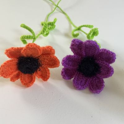 Bouquet crochet PHASE 3
