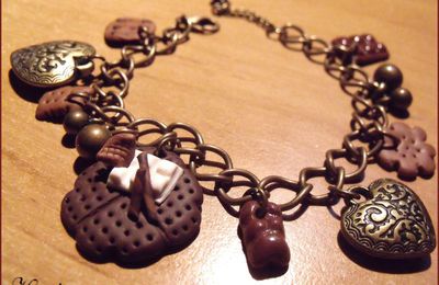 ~Bracelet tout chocolat~ ~Création dis