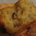 Muffins pomme, raisins secs et noix