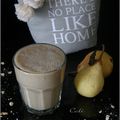 SMOOTHIE POIRE-BANANE AU LAIT DE NOISETTE