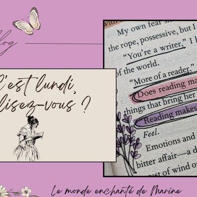 C'EST LUNDI, QUE LISEZ-VOUS ? | 580