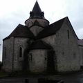 photos 1: abbaye de Sauvelade et intérieur avant d'arriver à Navarrenx