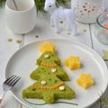 Polenta "sapin" parce que Noël c'est aussi pour les enfants!! ;) #Noël vegan