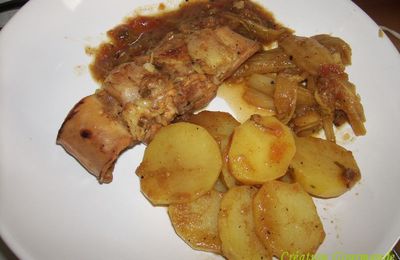 lapin au miel et sa compoté de fenouil et tomate (5ppww)