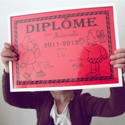 /// La traditionnelle photo du diplôme ;) L'école