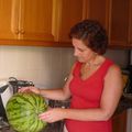 Sandía y preparativos para la vuelta al cole