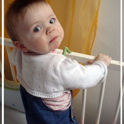 assise comme une grande!