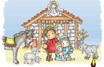 La petite histoire de la Nativité - un livre pop-up inédit (3) : Marie donne naissance à Jésus