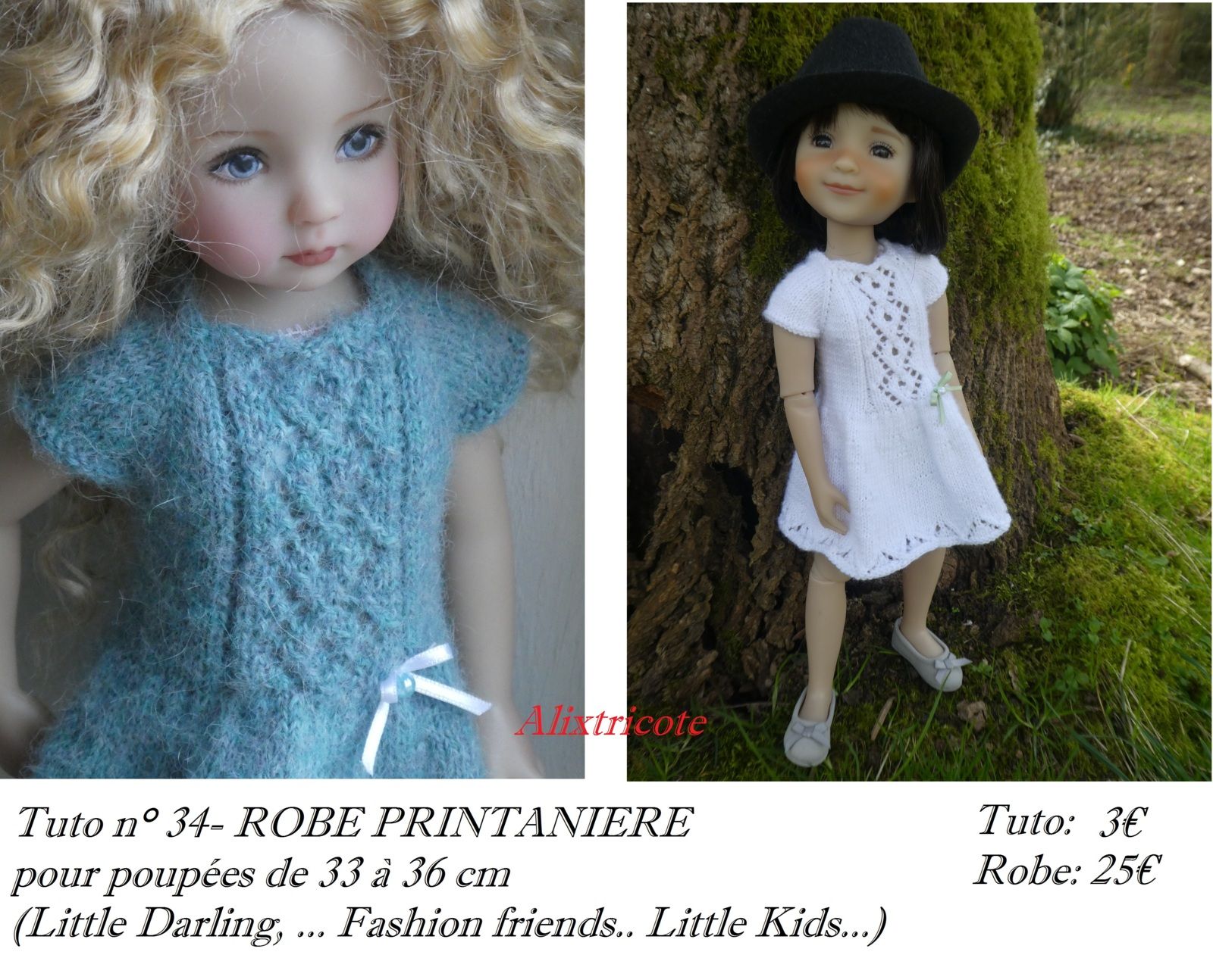 Tuto n° M 34 - Robe printanière 
