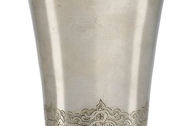 A silvergilt Baroque beaker, Augsburg, 1736-37