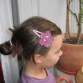 Barrettes fleurs, libellules et Cie