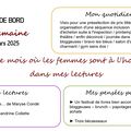 Carnet de bord du 12 au 18 mars 2025