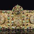 An Ottoman jade and jewel-set belt buckle, Turkey, 17th century