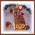 Bûche Pralinée aux éclats de noisettes caramélisées de Ch. Michalak