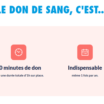 Donnez votre sang !