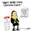François Hollande à Blois... et la caravane passe