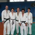 Frédéric Demontfaucon et quatre judokas de St-Mammès