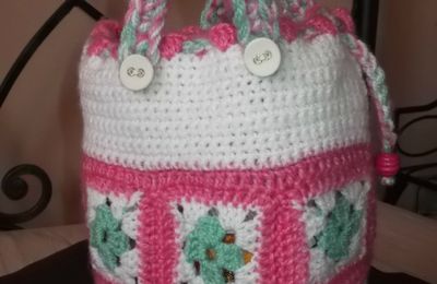 CROCHET - Sac fillette