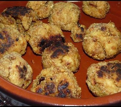 Croquettes de poulet aux noix de cajou