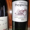 Châteauneuf du Pape : Charvin 2014, Francs-Côtes de Bordeaux : Puygueraud rouge 2010