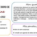 Carnet de bord du 22 au 28 juin 2022