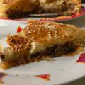 Galette aux noisettes, pralin et chocolat